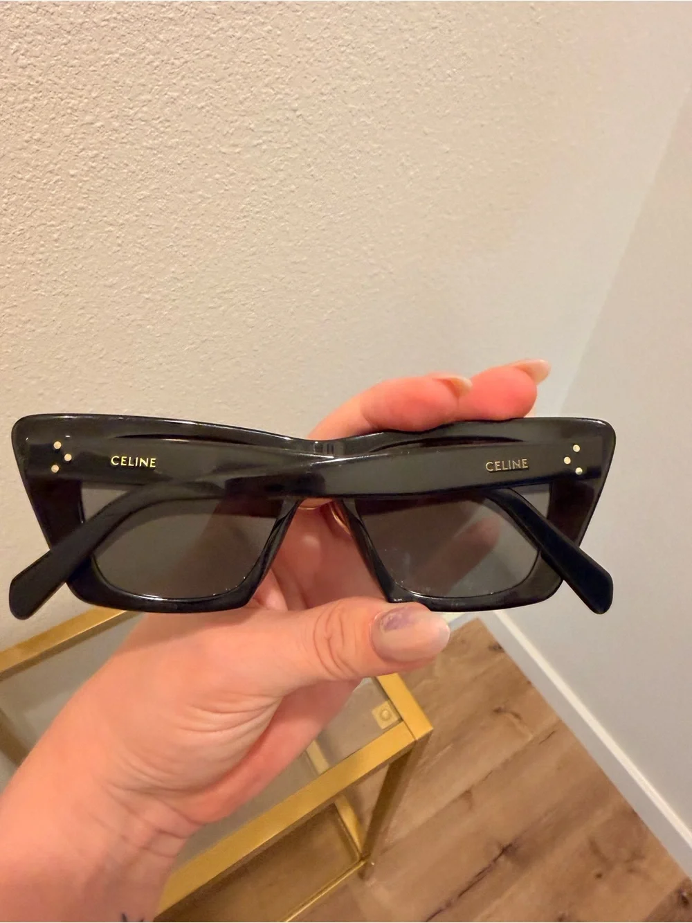 Celine Acetate Butterfly Sunglasses